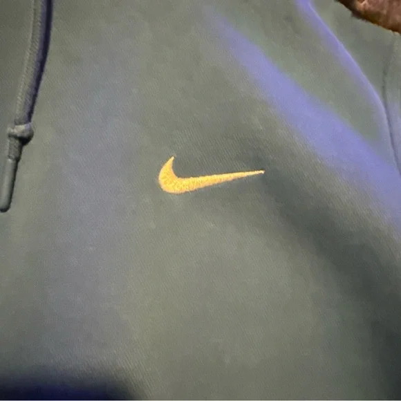 Nike Blue Hoodie with Drawstring - Picture 2 of 4